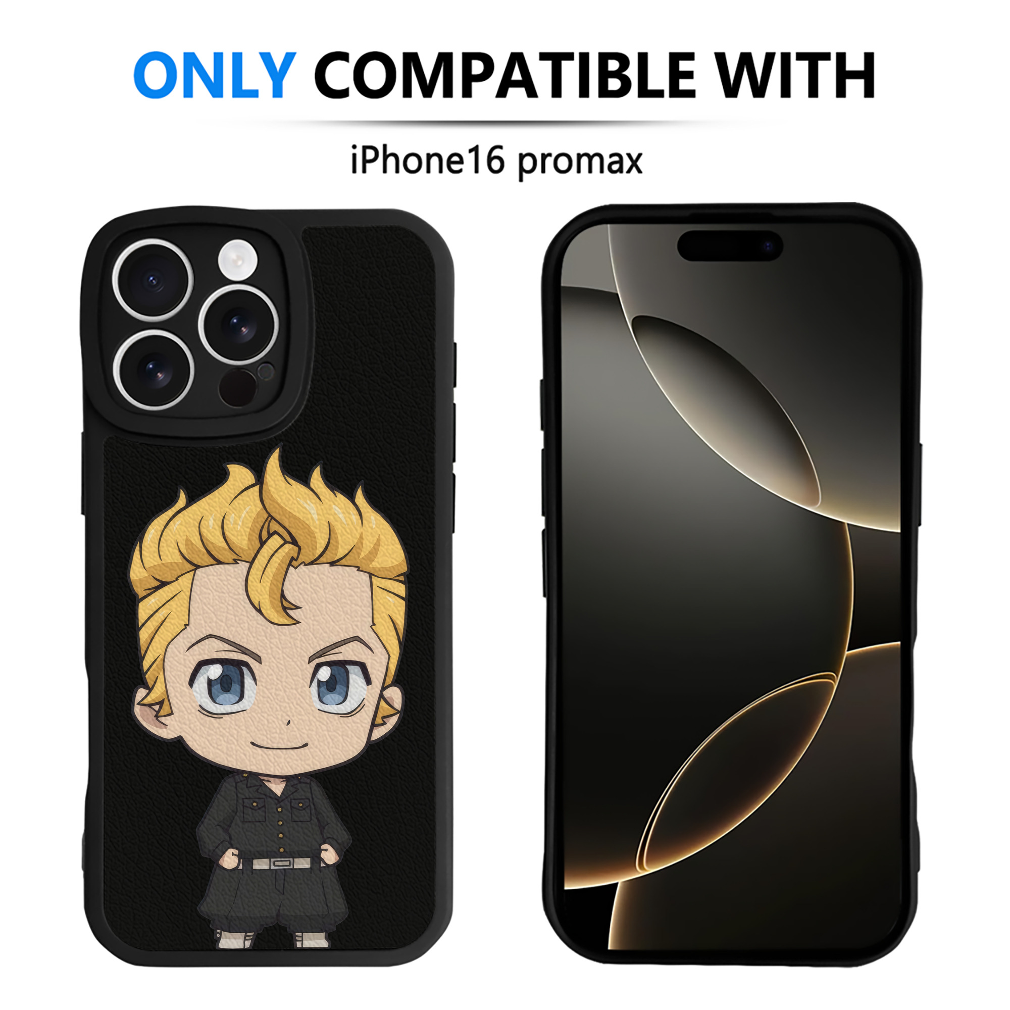 （画像用） 東京リベンジャーズ Tokyo Revengers 【iPhone 16シリーズ対応】シリコンスマホケース（レザー調） 材質：シリコン